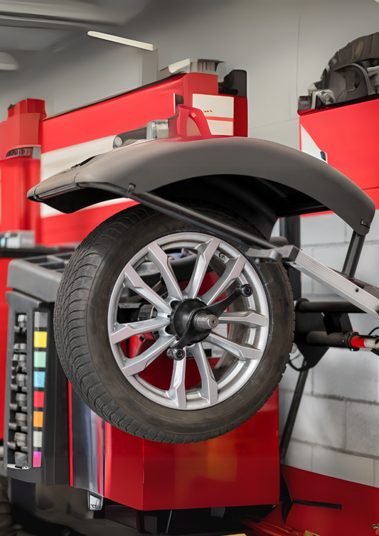 Mounting tires on rims and balancing